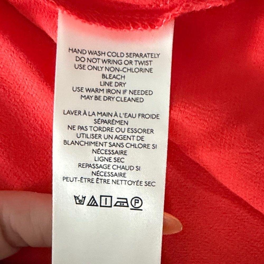Maeve Red Rouge Backless Wrap Dress New XS - Picture 7 of 8